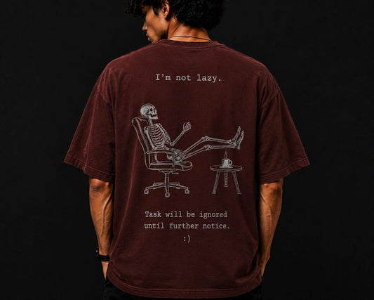 Unisex Oversized Washed Cotton Streetwear Tee
