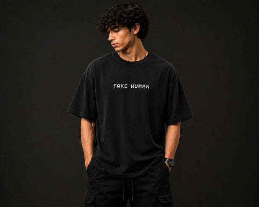 Game Over Washed Cotton Oversized Tee